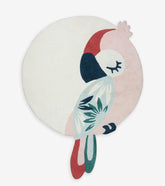 TROPICA - Tapis enfant - Perroquet (rose)